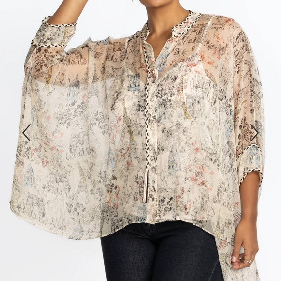 Katia Oversized Blouse- Louise - Picture 3 of 4